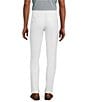 Color:White - Image 2 - Wardrobe Essentials Evan Extra Slim Fit Flat Front Washed Chino Pants