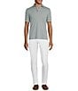 Color:White - Image 3 - Wardrobe Essentials Evan Extra Slim Fit Flat Front Washed Chino Pants