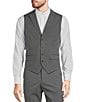 Color:Grey - Image 1 - Wardrobe Essentials Shawl Suit Separates Vest
