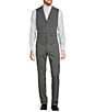 Color:Grey - Image 3 - Wardrobe Essentials Shawl Suit Separates Vest