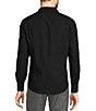 Color:Black - Image 2 - Wardrobe Essentials Slim Fit Solid Long Sleeve Woven Shirt