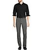 Murano Wardrobe Essentials Slim Fit Solid Long Sleeve Woven Shirt - Image 3