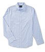 Color:Light Periwinkle - Image 1 - Wardrobe Essentials Slim-Fit Solid Twill Long-Sleeve Woven Shirt
