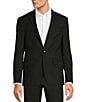Color:Black - Image 1 - Wardrobe Essentials Slim-Fit Suit Separates Knit Blazer