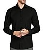Murano Wardrobe Essentials Solid Dobby Stretch Long Sleeve Woven Shirt - Image 5