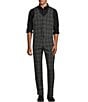 Murano Wardrobe Essentials Classic-Fit Solid Long-Sleeve Woven Shirt, Color:Black - Image 4
