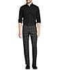 Color:Black - Image 3 - Wardrobe Essentials Classic-Fit Solid Long-Sleeve Woven Shirt