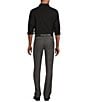 Murano Wardrobe Essentials Zac Classic-Fit Suit Separates Flat-Front Dress Pants, Color:Charcoal - Image 3