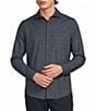 Murano Weekend Edit Slim Fit Plaid Coat Front Shirt - Image 1