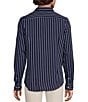 Murano Weekend Edit Slim Fit Stripe Long Sleeve Woven Shirt - Image 2