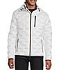 Murano Weld Stretch Sides Puffer Jacket, Color:Off White - Image 2