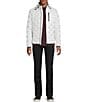 Murano Weld Stretch Sides Puffer Jacket, Color:Off White - Image 5