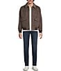 Murano Wool Herringbone Bomber Jacket, Color:Brown Multi - Image 3