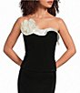 Muse by Marchesa 3D Strapless Mixed Media Top - Image 1