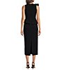 Muse by Marchesa Asymmetrical Ruched Oren Dress - Image 2