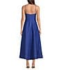 Marchesa Muse by Marchesa Hydrangea A-Line Sweetheart Neckline Linen Blend Dress, Color:Agean - Image 2