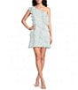 Muse by Marchesa One Shoulder Mini Misty Ruffle Dress - Image 1