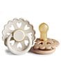 Mushie Frigg Fairytale Rubber Pacifier, 2-pack, Color:Cream/Silky Satin - Image 1
