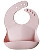 Color:Blush - Image 1 - Silicone Baby Bib