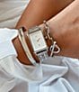 Color:Silver - Image 4 - Dakota Stainless Steel Bracelet Watch