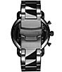 Color:Grey - Image 3 - Men's Blacktop Chronograph Grey Stainless Steel Bracelet Watch