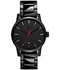 Color:Black - Image 1 - Men's Classic II Analog Black Stainless Steel Bracelet Watch