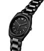 Color:Black - Image 3 - Men's Odyssey II Ionic Plated Black Steel Bracelet Watch