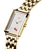 Color:Gold - Image 3 - Women's Ionic Plated Gold Steel Bracelet Watch