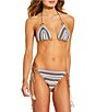 My Beachy Side Celia Hand Crocheted Multicolor Striped Bikini Swim Set - Image 1