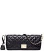 Mz Wallace Crosby Lock Quilted East West Baguette Shoulder Bag - Image 1