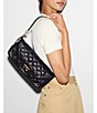 Mz Wallace Crosby Lock Quilted East West Baguette Shoulder Bag - Image 4