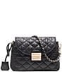 Mz Wallace Crosby Mini Nylon Quilted Lock Shoulder Bag - Image 1
