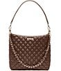 MZ Wallace Crosby Quilted Nylon Hobo Shoulder Bag - Image 1