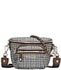 MZ Wallace Micro Crosby Checked Sling Belt Bag - Image 1