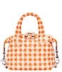 MZ Wallace Micro Sutton Gingham Satchel Tote Bag - Image 1