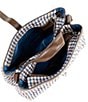 MZ Wallace Mini Astor Checked Top Handle Nylon Crossbody Bag - Image 3
