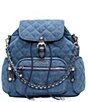 MZ Wallace Mini Crosby Denim Backpack Bag - Image 1