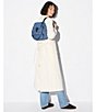 MZ Wallace Mini Crosby Denim Backpack Bag - Image 4