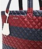 MZ Wallace Rugby Stripe Medium Metro Deluxe Tote Bag - Image 4