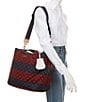 MZ Wallace Rugby Stripe Medium Metro Deluxe Tote Bag - Image 6