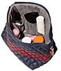 MZ Wallace Rugby Stripe Zoey Large Zip Cosmetic Pouch - Image 4