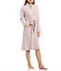 N by Natori Aura Shawl Collar Long Sleeve Wrap Robe - Image 1