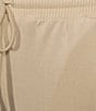 Natori N By Natori Brushed Knit Coordinating Tapered Lounge Pant, Color:Cream - Image 4