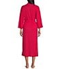 Color:Beet Pink - Image 2 - N by Natori Congo Wrap Robe