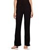 Color:Black - Image 1 - N by Natori Brushed Terry Coordinating Lounge Pants