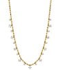 Color:Gold - Image 1 - 18K Gold Twilight CZ Shaky Crystal Collar Necklace