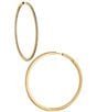 Color:Gold - Image 1 - 50mm Pav Crystal Hoop Earrings