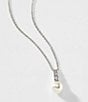 Nadri Camila Pearl and CZ Crystal Drop Pendant Necklace - Image 2