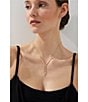Nadri Delphine Double Linear Y Necklace, Color:Gold - Image 3