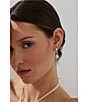 Nadri Delphine Triple Linear Earrings, Color:Silver - Image 2